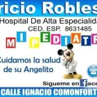 La imagen 1 de la Empresa DR MAURICIO ROBLES PEDIATRA en Acayucan VER