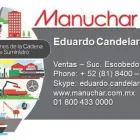 La imagen 1 de la Empresa MANUCHAR INTERNACIONAL Industrias y Agricultura en General Escobedo NLE