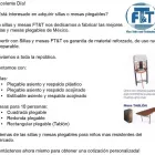 La imagen 1 de la Empresa VENTA DE SILLAS Y MESAS PLEGABLES Y ESTIBABLES Servicios Profesionales y de Negocios en Veracruz VER