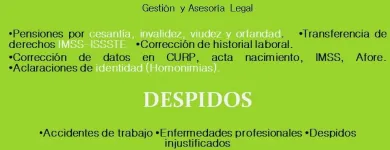 La imagen 2 de la Empresa ASESORIA LEGAL Y CAPITAL HUMANO Servicios Profesionales y de Negocios en Tultitlán De Mariano Escobedo MEX