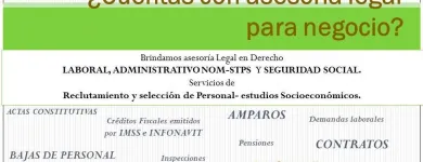 La imagen 4 de la Empresa ASESORIA LEGAL Y CAPITAL HUMANO Servicios Profesionales y de Negocios en Tultitlán De Mariano Escobedo MEX