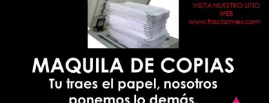 La imagen 2 de la Empresa CENTRO DE COPIADO FRACTAL Servicios Profesionales y de Negocios en Toluca De Lerdo MEX