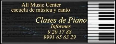 La imagen 8 de la Empresa ESCUELA DE MÚSICA Y CANTO - ALL MUSIC CENTER Escuelas de Música en Mérida YUC
