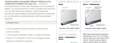 La imagen 21 de la Empresa PUERTAS AUTOMÁTICAS CORYSEG Transportes y Turismo en El Pueblito QUE