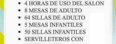 La imagen 3 de la Empresa SALÓN INFANTIL Pastelerías y Panaderías en Veracruz VER