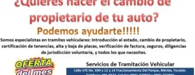 La imagen 6 de la Empresa SERVICIOS DE TRAMITACION VEHICULAR en Mérida YUC