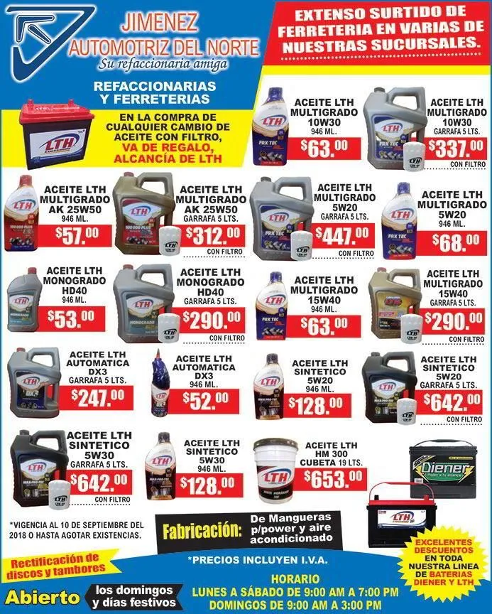 La imagen 1 de la Empresa REFACC Y FERRETERÍA JIMÉNEZ DEL NORTE