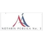 NOTARIA PUBLICA NO. 3 Y DEL PATRIMONIO INMUEBLE FEDERAL